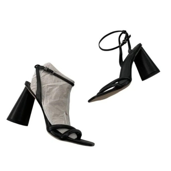 Sam Edelman Leather Kia Strappy Sandal Black Size 10 NWT - Picture 9 of 16